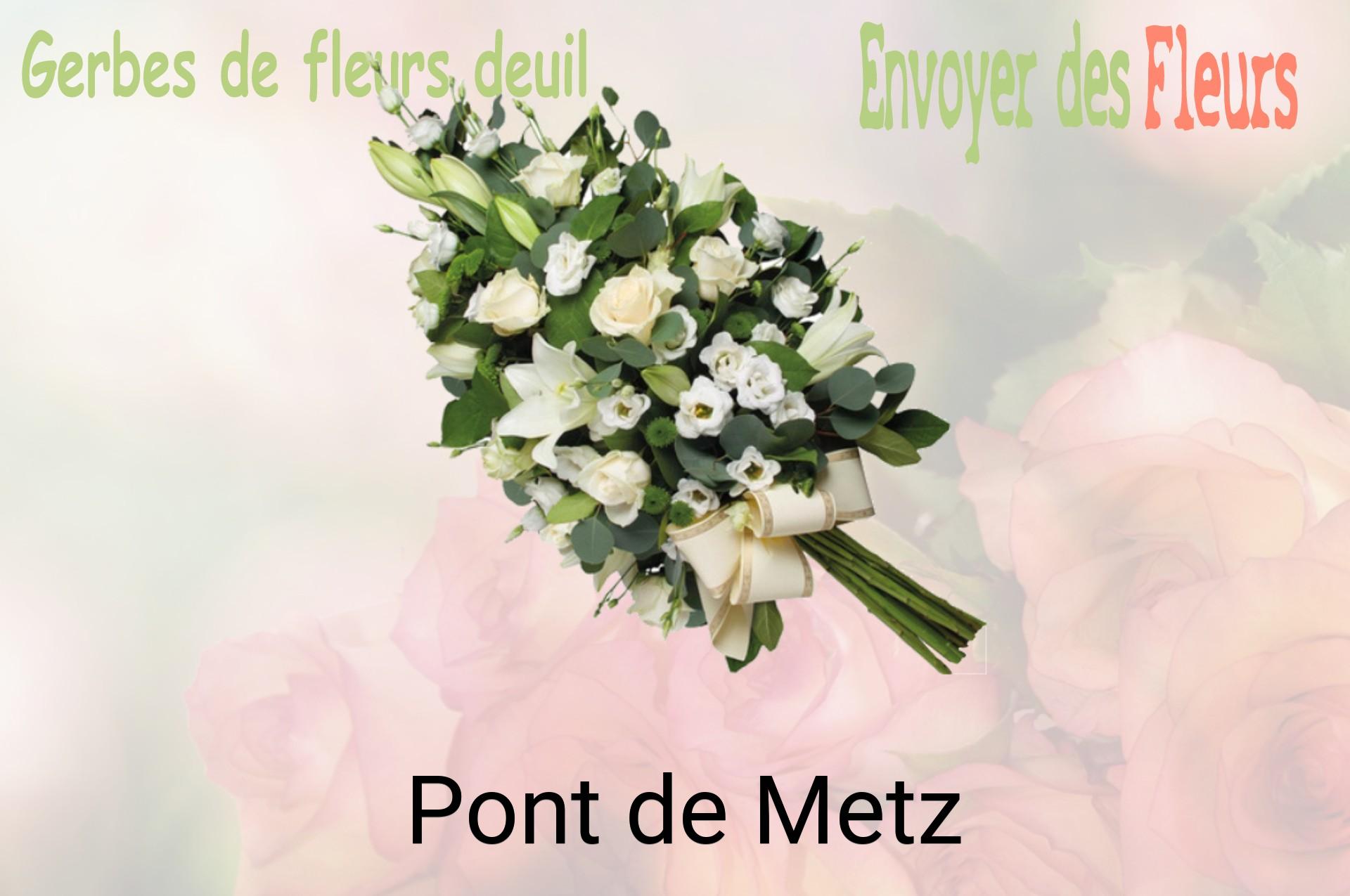 Gerbe de fleurs de deuil livrée à Pont-de-Metz